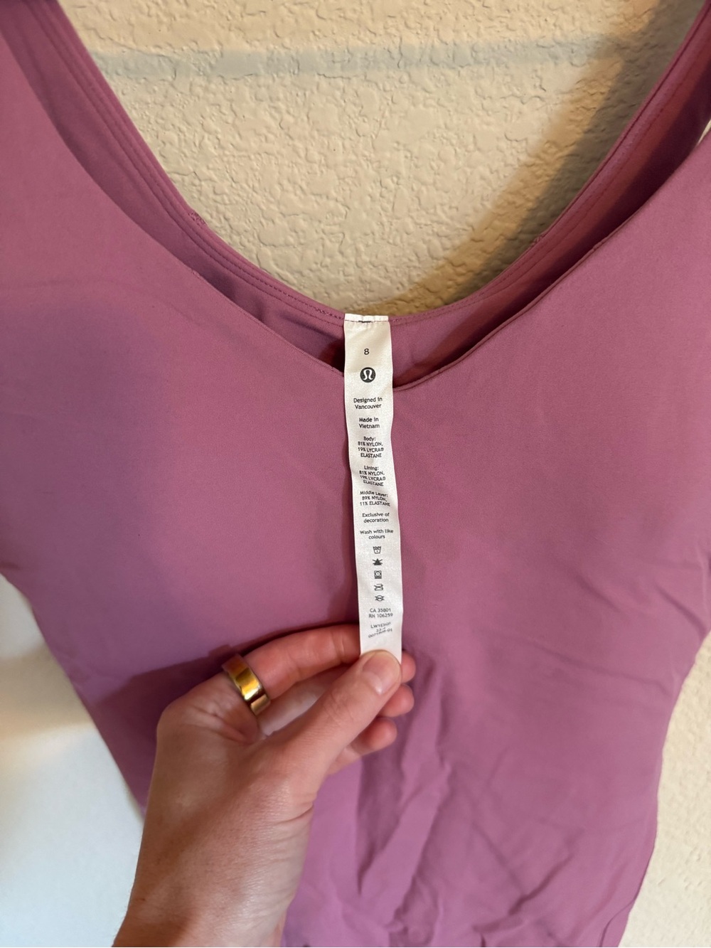 NWT lululemon-- Align Bodysuit, size 8